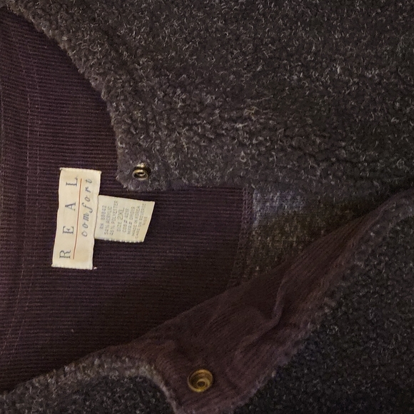 Ladies Purple Heather Fleece 2X - Picture 3 of 8